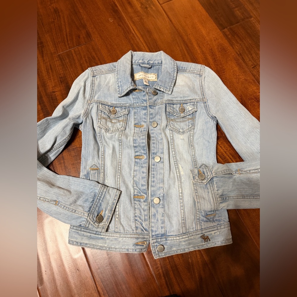 Abercrombie  
Kids Light Blue Jean Jacket